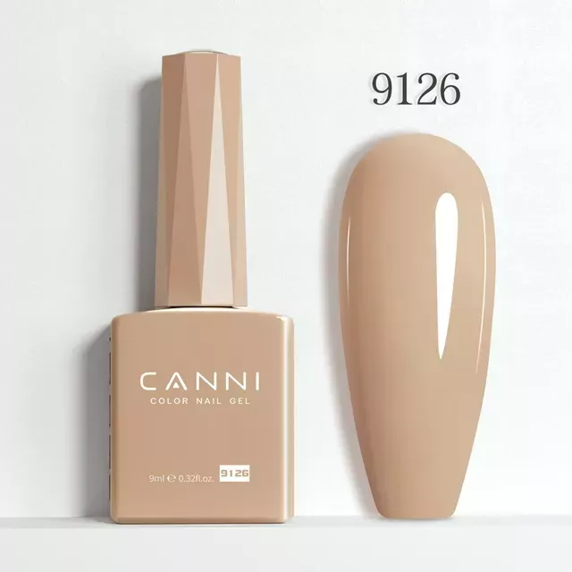 CANNI HEMA FREE UV/LED gél lakk 9ml No.9126