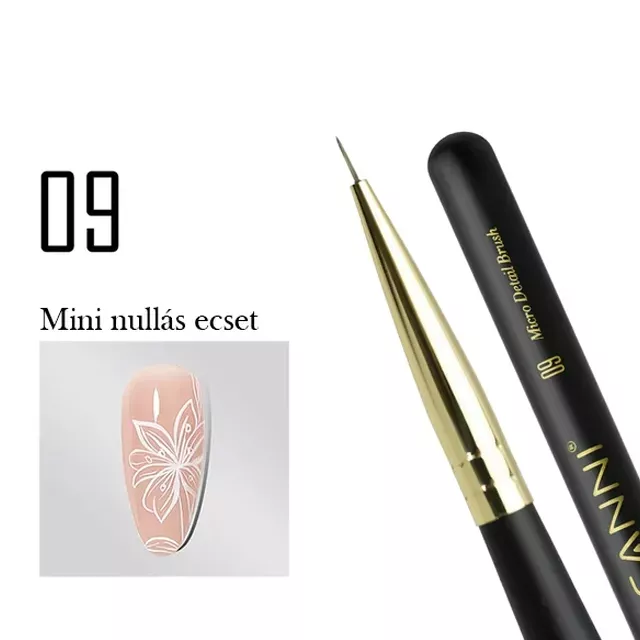 CANNI Prémium ecset No.09 - Nullás Short ecset 5mm