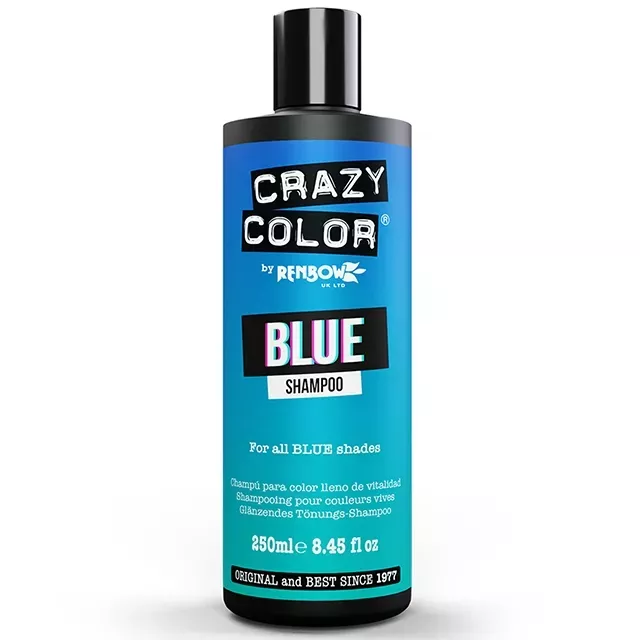 Crazy Color Színezett Hajsampon Blue - Kék 250ml