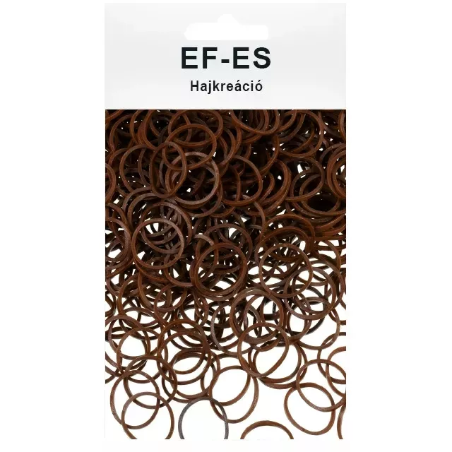 EF-ES Szilikon Gumi széles 50db/csomag - barna