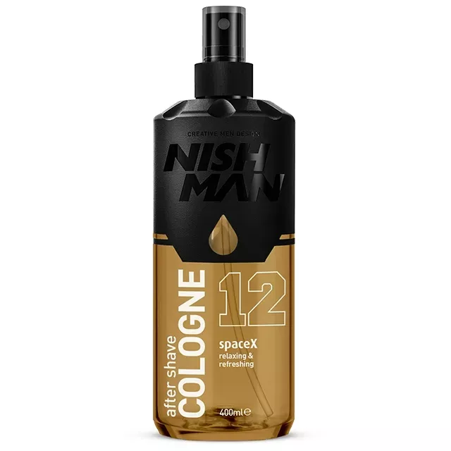 Nish Man After Shave Cream Cologne, SpaceX 400ml