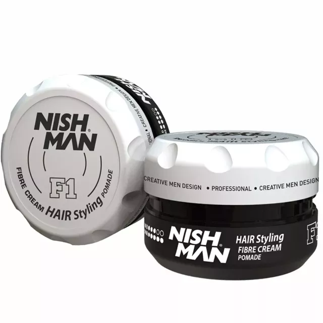 Nish Man F1 Fibre Cream Hair Styling Pomade - 100 ml