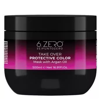 6.ZERO Take Over hajpakolás - Protective Color-festett száraz fakó hajra 500ml