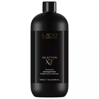 6.ZERO XY Selection hajsampon - ragyogás & puhaság a sérült hajnak 1000ml