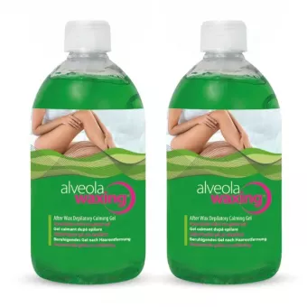 Alveola Waxing Nyugtató zselé világoszöld gyantázás után 2x300ml AW9713