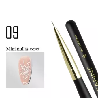 CANNI Prémium ecset No.09 - Nullás Short ecset 5mm