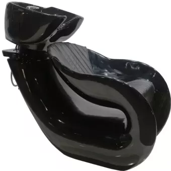 CODA'S Beauty Fejmosó Exkluzív E12965C Fekete porcelán-Fekete-Fekete szék