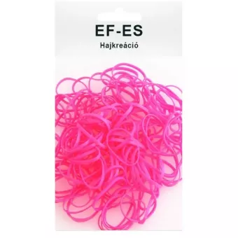 EF-ES Szilikon Gumi keskeny 50db/csomag - Pink