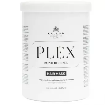 Kallos Plex Bond Builder Hajpakolás Növényi Protein és Peptid Komplex-szel1000ml