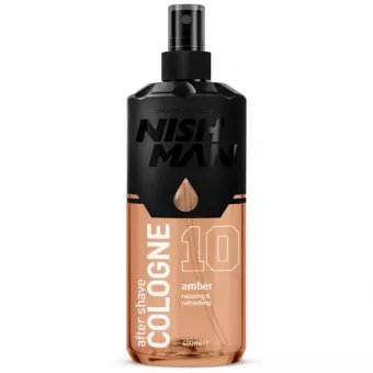 Nish Man After Shave Cologne, Amber 400ml