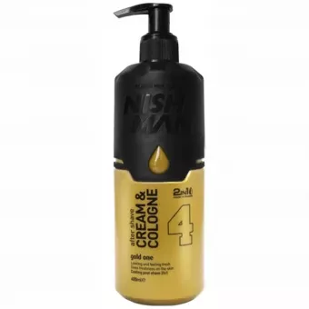 Nish Man After Shave Cream Cologne, Gold One 400ml