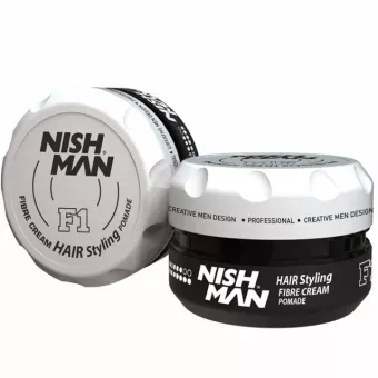 Nish Man F1 Fibre Cream Hair Styling Pomade - 100 ml