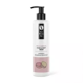 Sara Beauty Hidratáló kézkrém és testápoló - Makaron 250ml