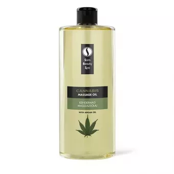 Sara Beauty Masszázsolaj - Kendermag "Mentes" 1000ml