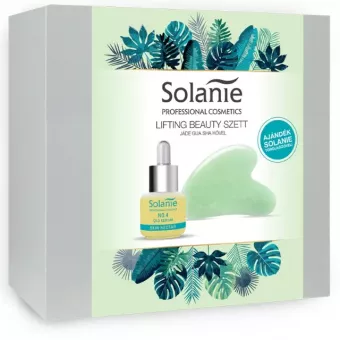 Solanie Lifting Beauty Szett Jáde Gua Sha Kővel + Ajándék Törölköző SO25056