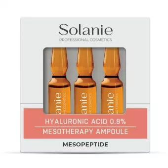 Solanie Mezoterápiás ampulla Hialuronsav 0,8% 3x2ml