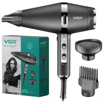 VGR Prof. Hajszárító Elegant Professional Salon Hair Dryer 1800-2400W V-451