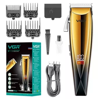 VGR Prof. Hajvágógép vízálló-IPX6 Cordless Hair Clipper For Men V-115