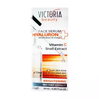 VICTORIA HYALURON+ Szérum-Brightening-C-Vitamin és Csiganyál kivonat 20ml