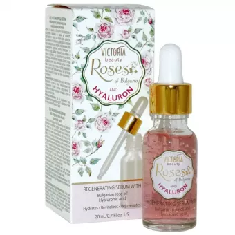 VICTORIA Szérum Öregedésgátló, Hidratáló Bulgarian Rose és Hyaluron 20ml