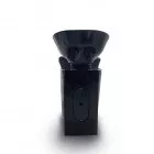 CODA'S Beauty Fejmosó E18012-2 Fekete porcelán-Fekete test-Matt Fekete szék