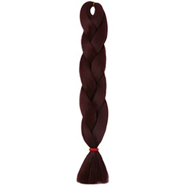 CODA'S Hair Jumbo Braid Műhaj 120cm, 80gr Burgundy