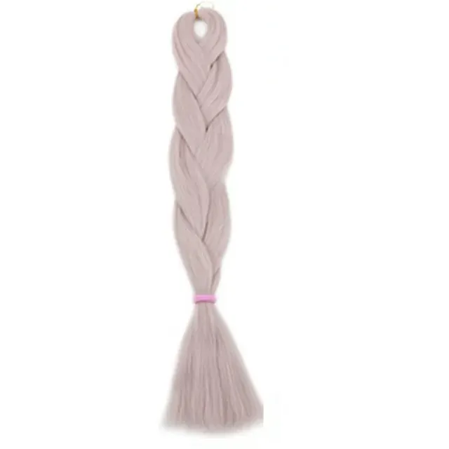 CODA'S Hair Jumbo Braid Műhaj 120cm, 80gr Nagyon Világosszürke