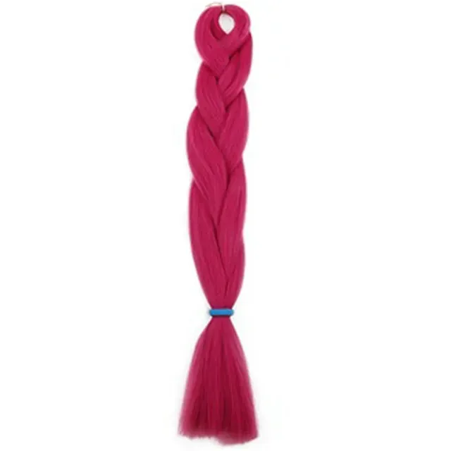 CODA'S Hair Jumbo Braid Műhaj 120cm, 80gr Világos Magenta