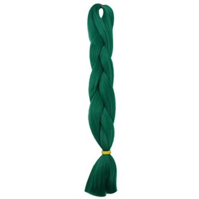 CODA'S Hair Jumbo Braid Műhaj 120cm, 80gr Zöld
