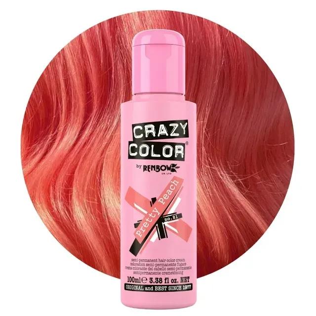 Crazy Color színező 100ml No.81 - Pretty Peach