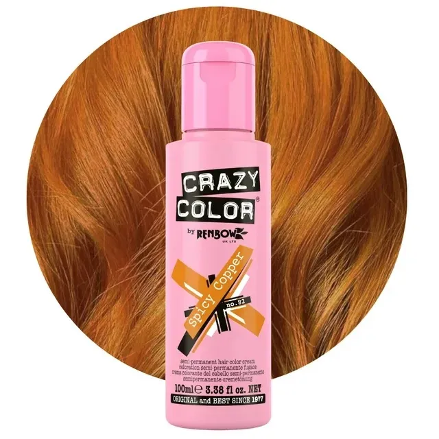 Crazy Color színező 100ml No.82 - Spicy Copper