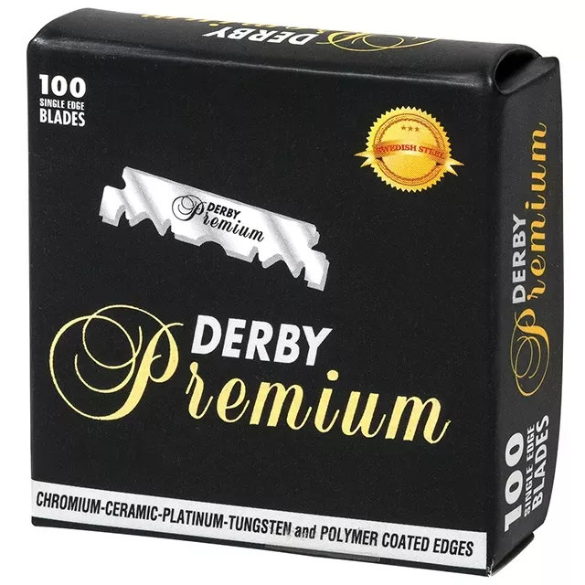 Derby Premium Borotvapenge 100db 06160