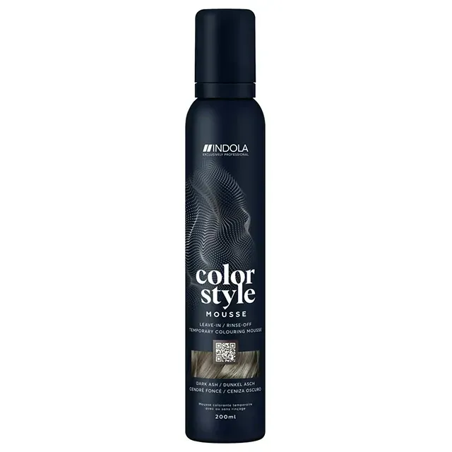 Indola Color Style Mousse Dark Ash 200ml