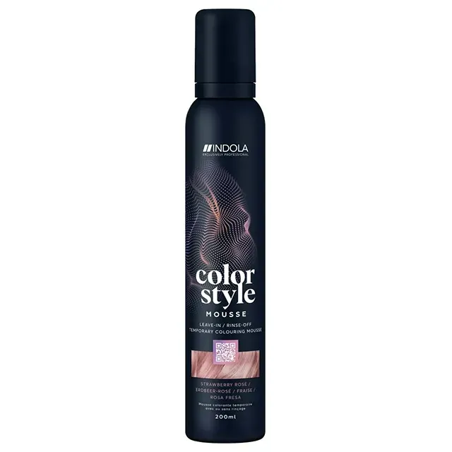 Indola Color Style Mousse Strawberry Rose 200ml