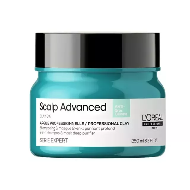 L'Oréal Scalp Advanced 2 az 1-ben Zsírosodás Elleni Pakolás 200ml