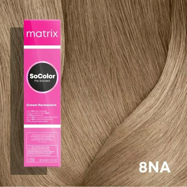 Matrix SoColor Core/Cream Hajfesték 90ml 8NA