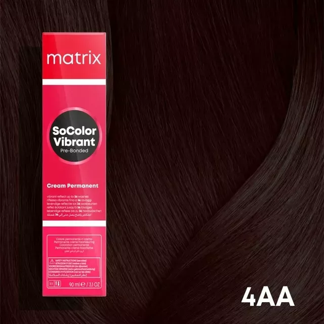 Matrix SoColor Vibrant Hajfesték 90ml 4AA