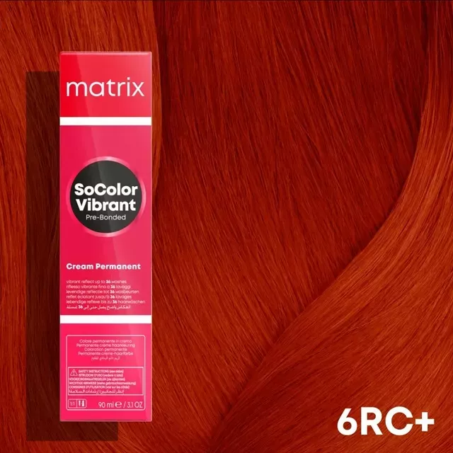 Matrix SoColor Vibrant Hajfesték 90ml 6RC+