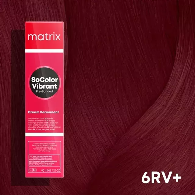Matrix SoColor Vibrant Hajfesték 90ml 6RV+