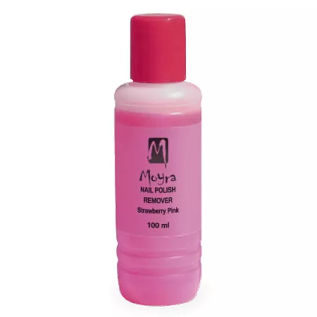 Moyra Acetonmentes Körömlakklemosók 100ml - Eper