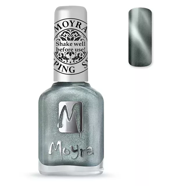 Moyra Körömnyomda lakk 12ml SP 30 Cat Eye Magnetic Silver