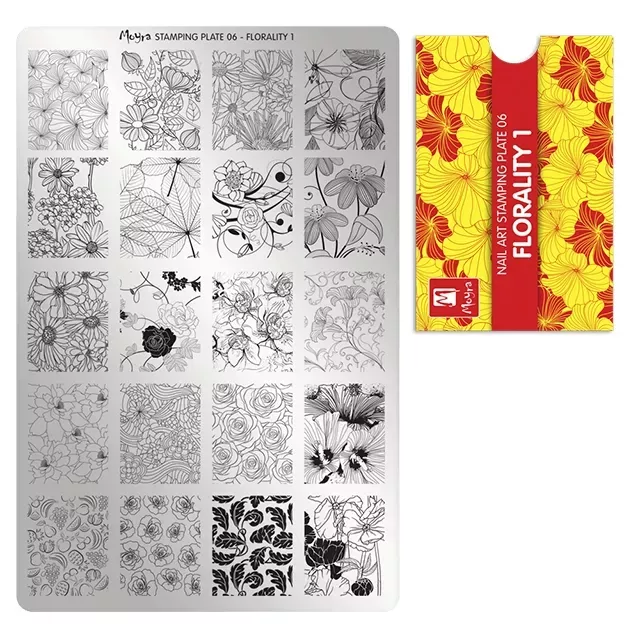 Moyra Körömnyomda lemez NO.06 Florality 1.