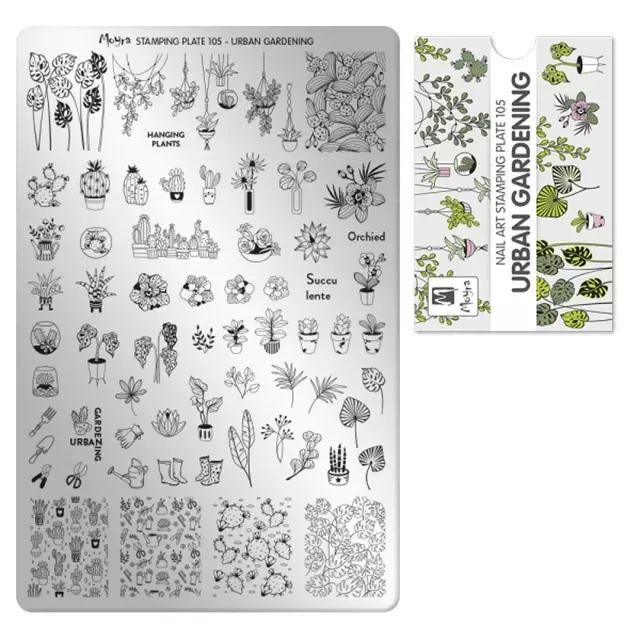 Moyra Körömnyomda lemez NO.105 Urban Gardening