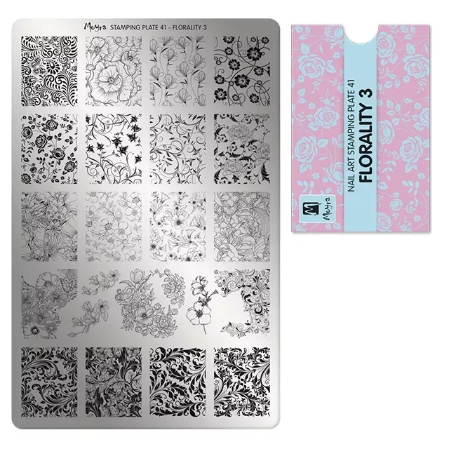 Moyra Körömnyomda lemez NO.41 Florality 3.
