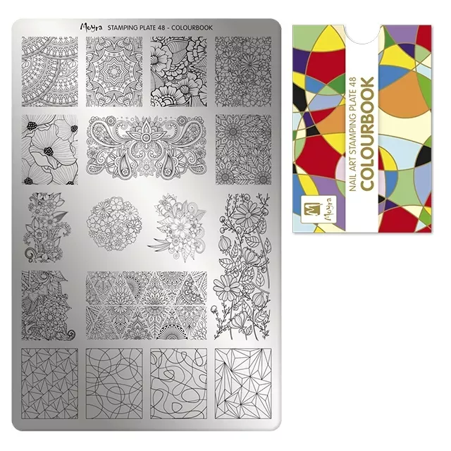 Moyra Körömnyomda lemez NO.48 Colourbook