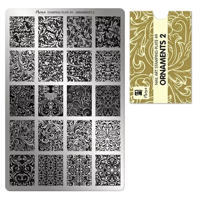 Moyra Körömnyomda lemez NO.49 Ornaments 2