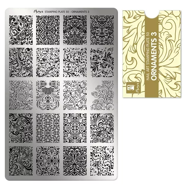 Moyra Körömnyomda lemez NO.50 Ornaments 3