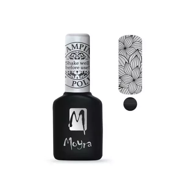 Moyra nyomdalakkzselé 12ml SGP 01 Fekete