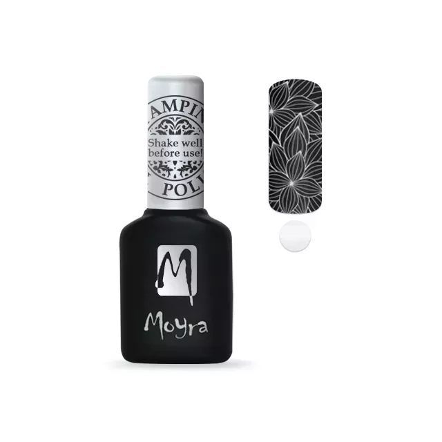 Moyra nyomdalakkzselé 12ml SGP 03 Fehér
