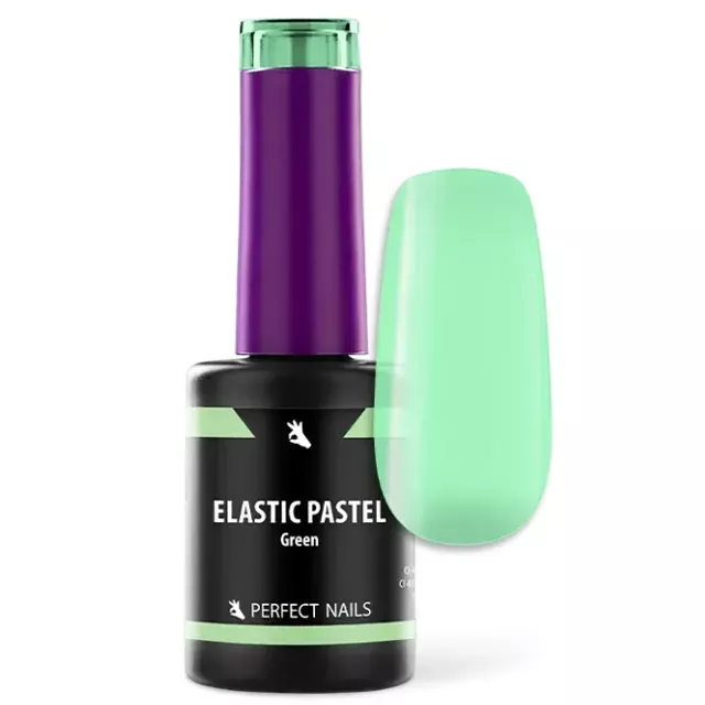 Perfect Nails Elastic Color-Rubber Base Gel-Ecs. Műkör.ép. Zselé 8ml-p.green